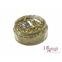Metál arany glitter – Diamond FX cosmetic glitter Fiber Gold GL21 5 gr